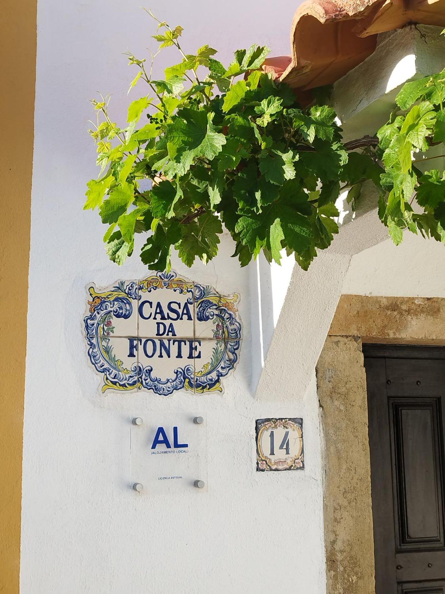 Вилла A Casa Da Fonte Alviobeira Экстерьер фото